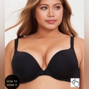 Torrid Bra 44C 360 Back Smoothing Push-up Plunge